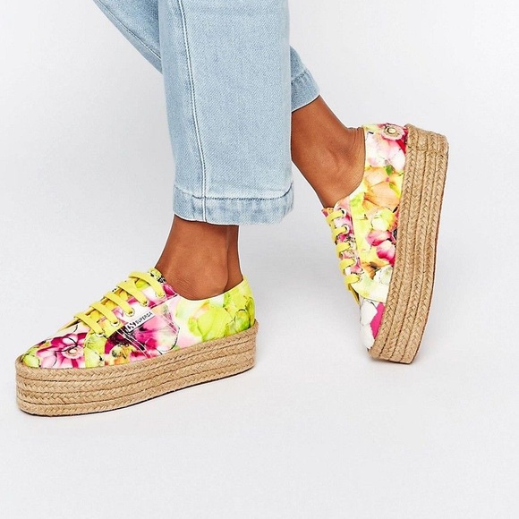 superga flatform espadrilles